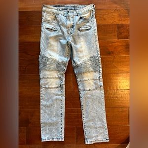 Stonewashed Moro skinny jeans